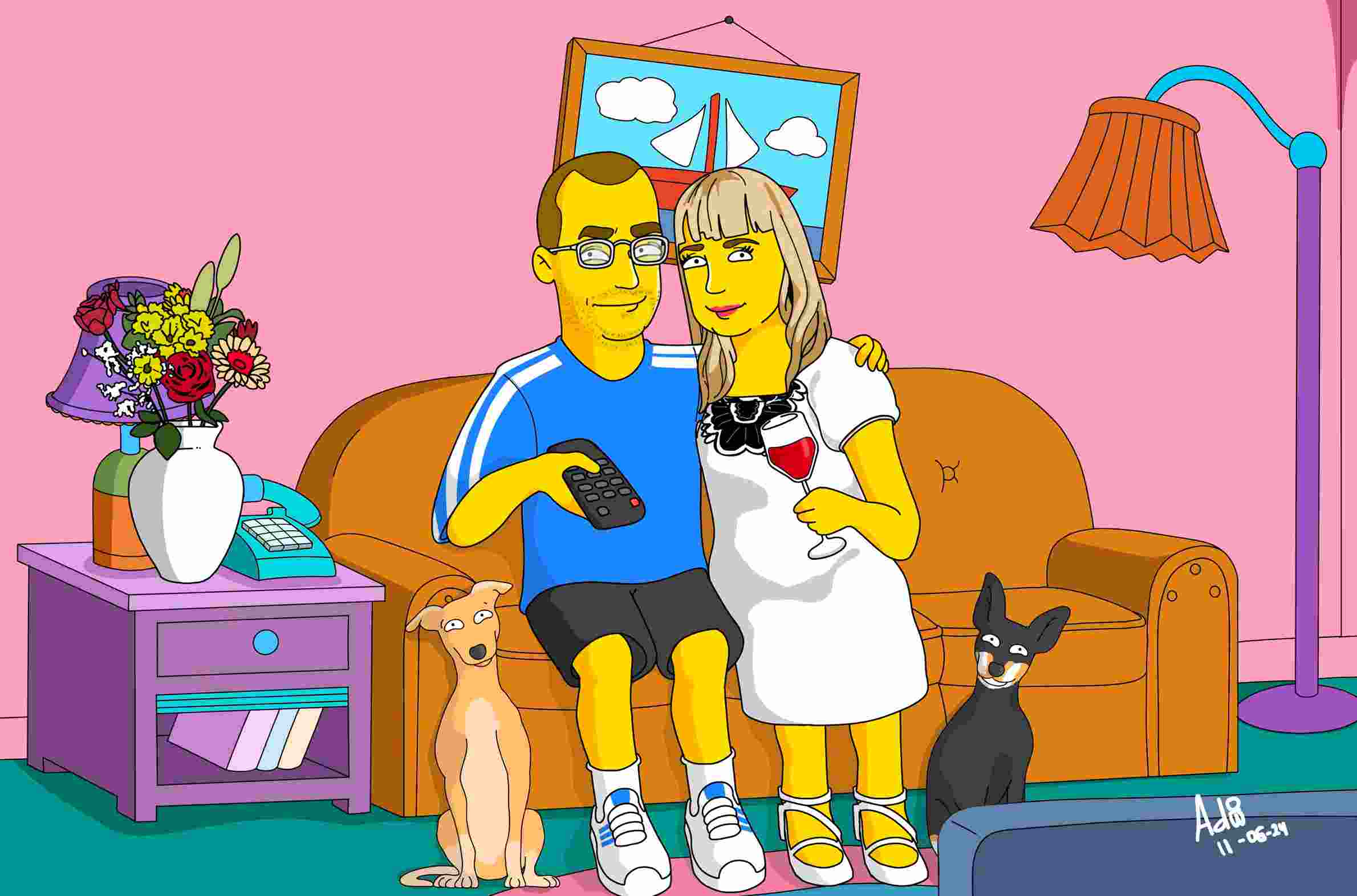 Simpsonovi Gauč 1